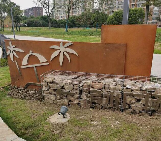 端州锈钢板挡土墙