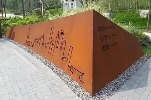 端州耐候钢挡土墙